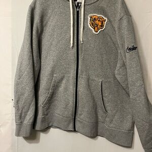 Nike Light Gray Fleece Hoodie with Subtle Nike Tag